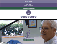 Tablet Screenshot of palmcoastsmiles.com